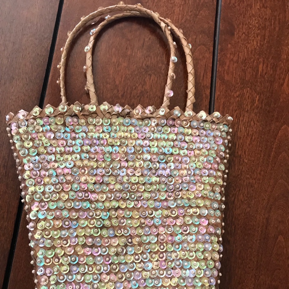 Sequin mini bag
